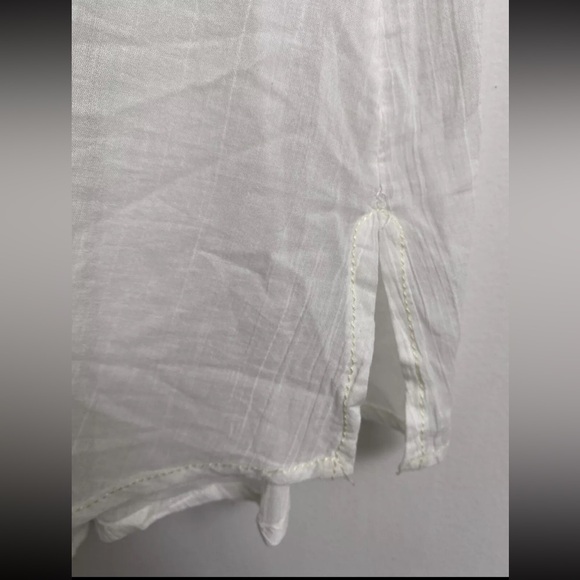 NWT We The Free People Float Away Shirt Size XS-Optic White Oversize Button Up - Picture 7 of 11